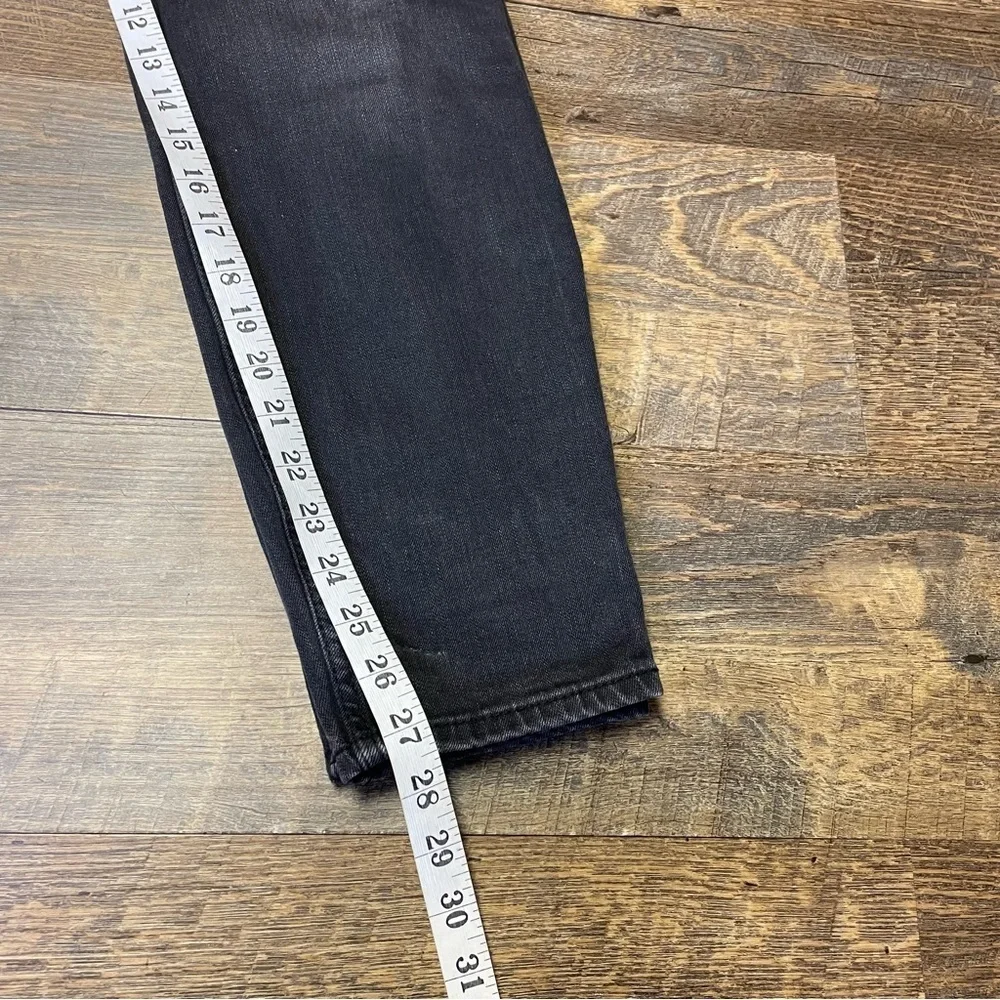 Abercrombie & Fitch The Skinny High Rise Jean Black Gray Charcoal Womens 29/8R
